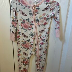 Posh Peanut Floral and Butterfly Pajamas